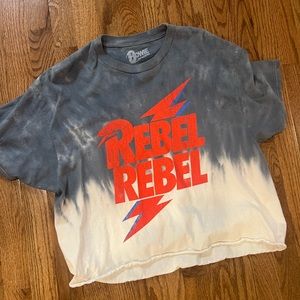 Bowie REBEL REBEL Cropped short sleeve XL